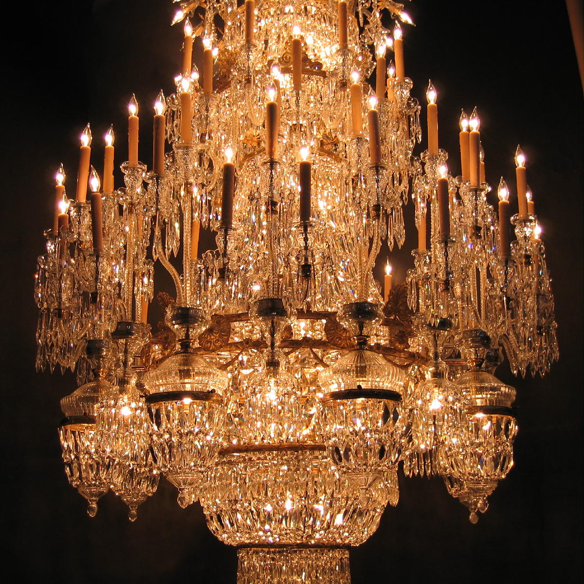 An Extraordinary Large Palatial French 19th Century Empire Style GiltBronze and Fine Lead