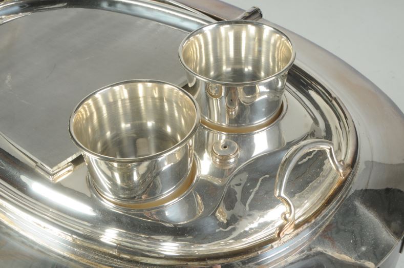 A Fine English 1930’s Art Deco Silver Plated Beef/Turkey/Lamb Carving